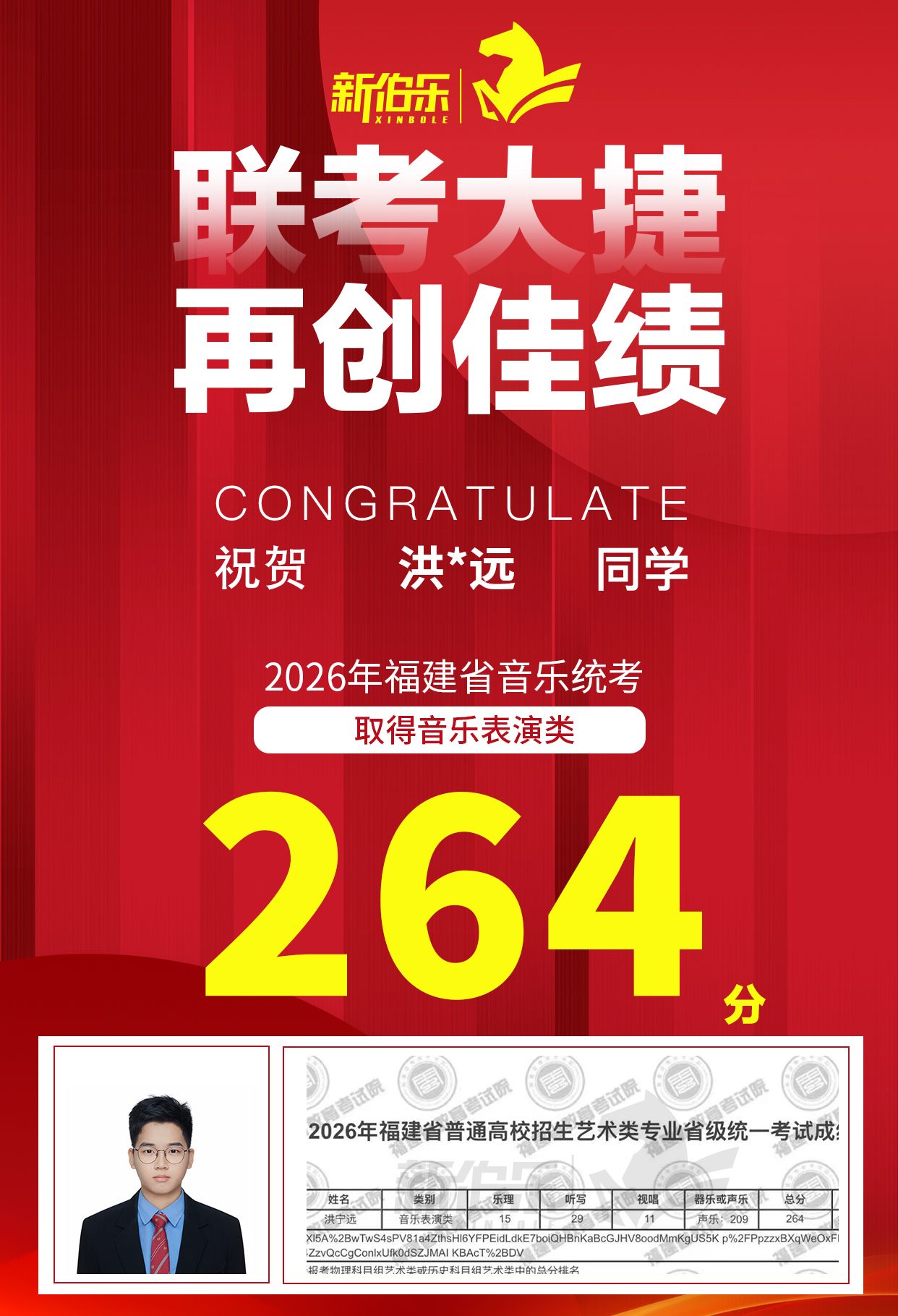 高分喜报