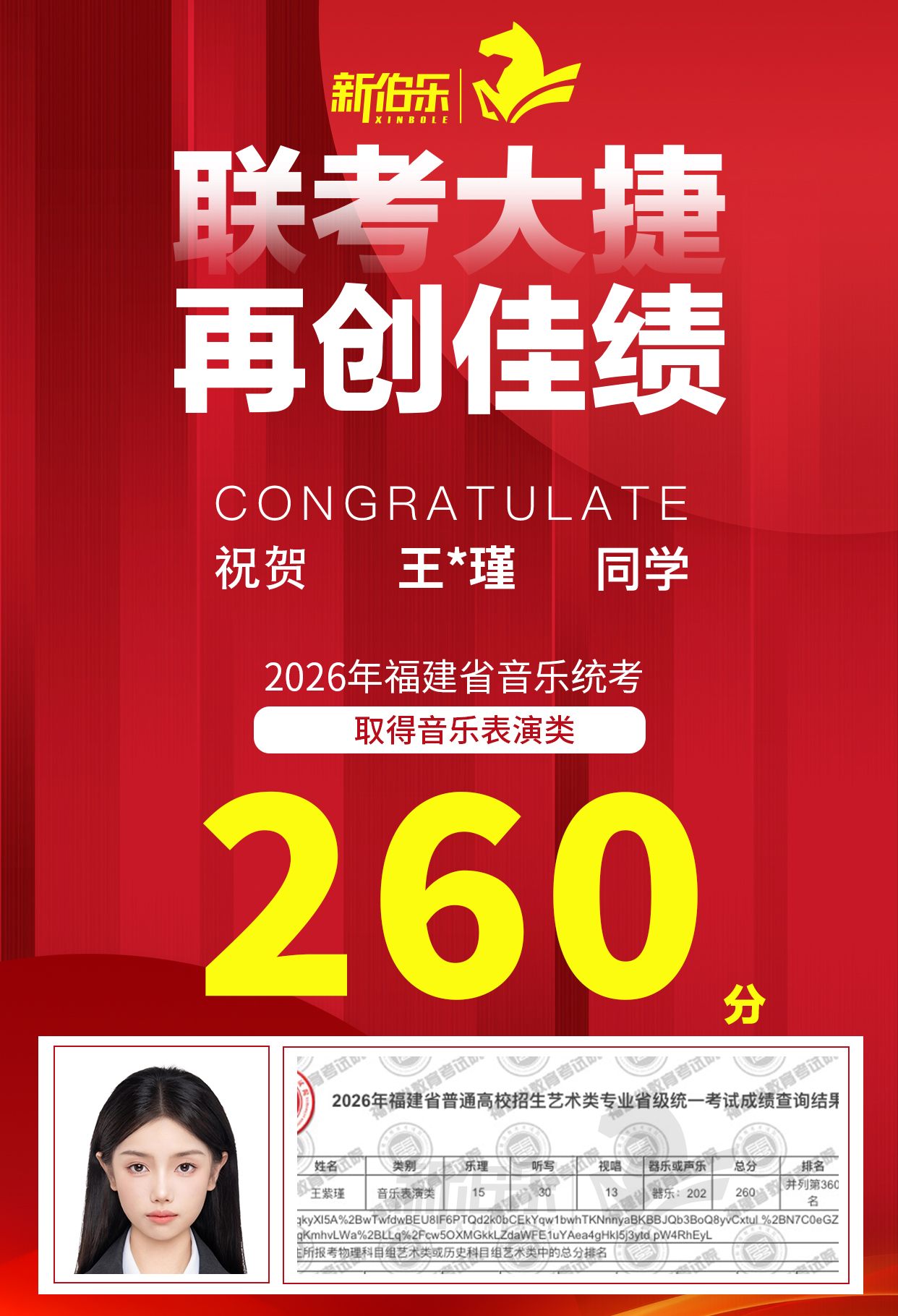 高分喜报